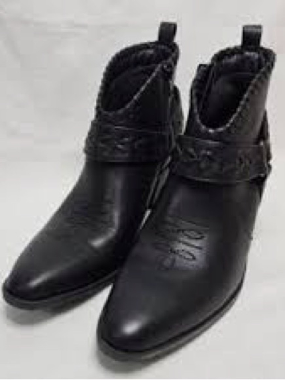 Frye & Co black Palma stacked heel boots